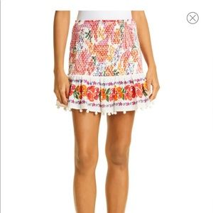NWT Farm Rio spring bananas mini skirt